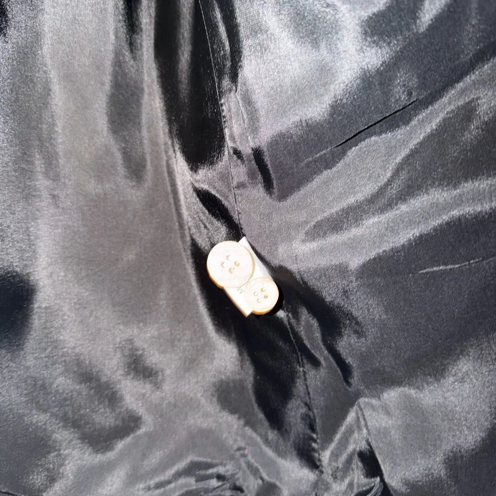 Joe Bananas Silk Oversized Blazer Jacket - Tan/Camel - Size M MSRP $2800